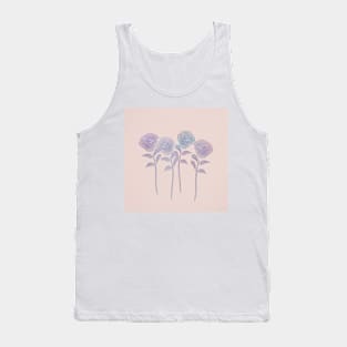 Cute Roses Watercolor Tank Top